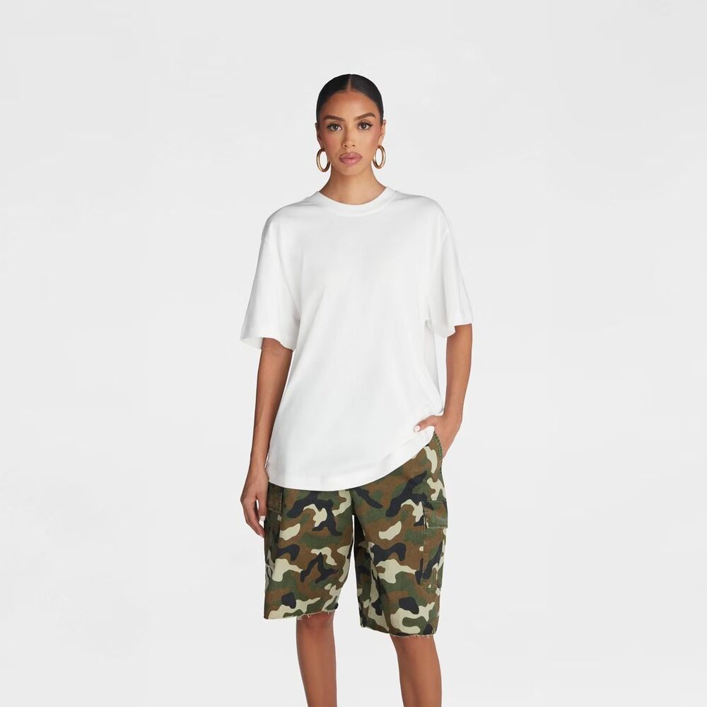KBB by KAHLANA Women's Oversized Short Sleeve 'The Dwayne Tee' XS NWT